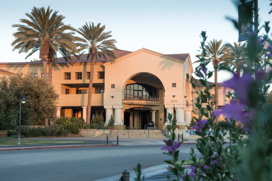 Exterior of the Yeager Center