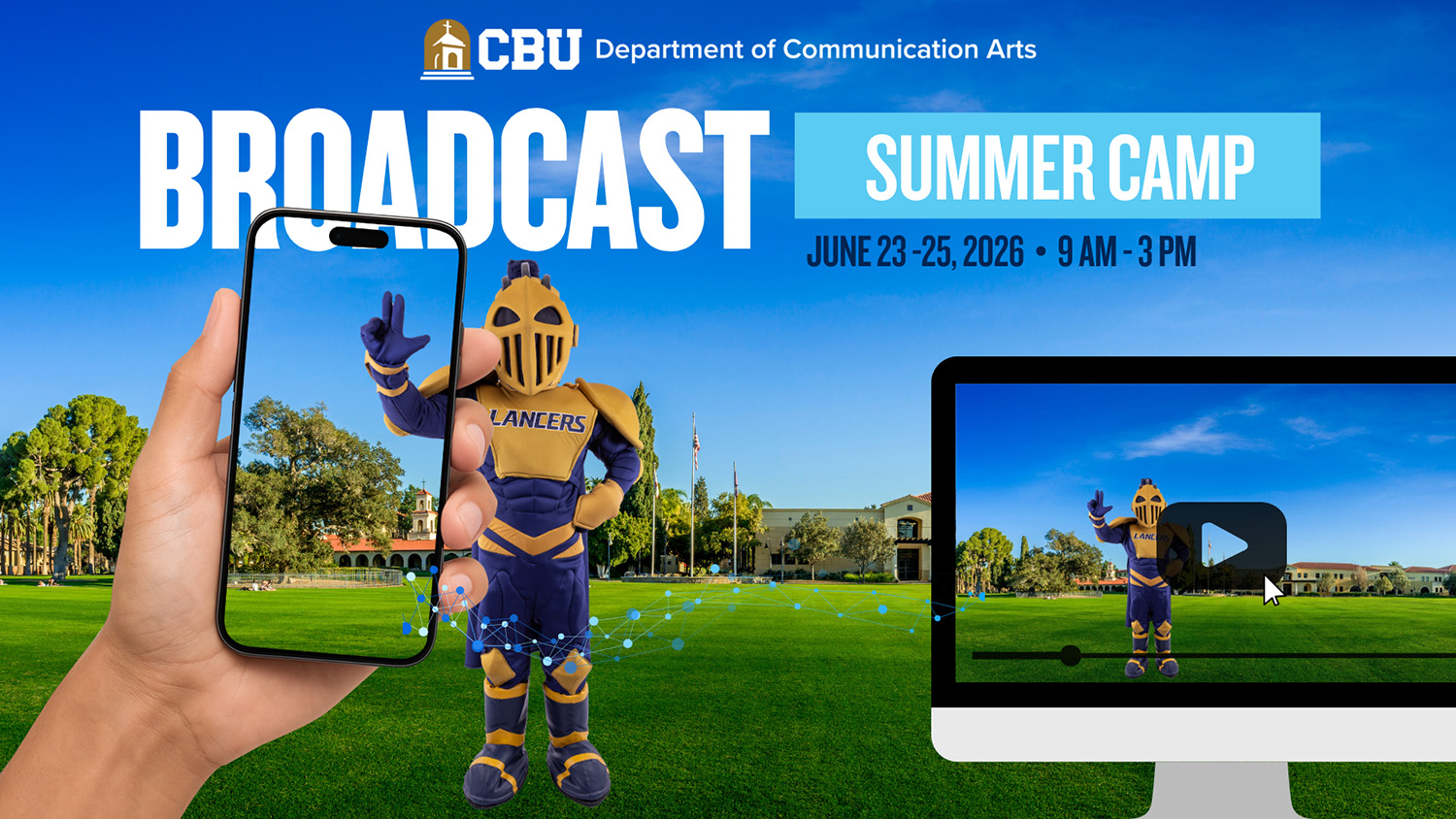 CBU Broadcast Camp Flyer