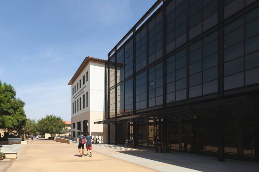 Exterior of CBU Engineering building