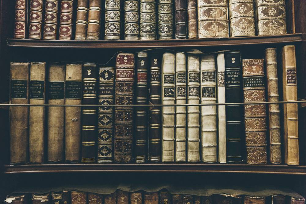 Bookcase filled with books
