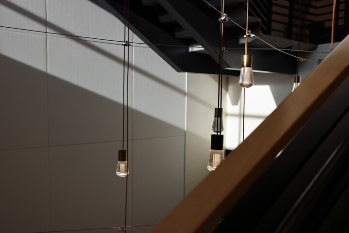 Hanging light bulbs