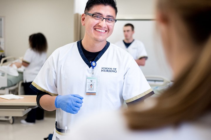 CBU student nurse smiling