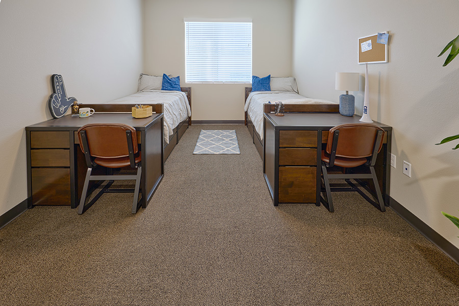 Bedroom inside Magnolia Crossing Dorms
