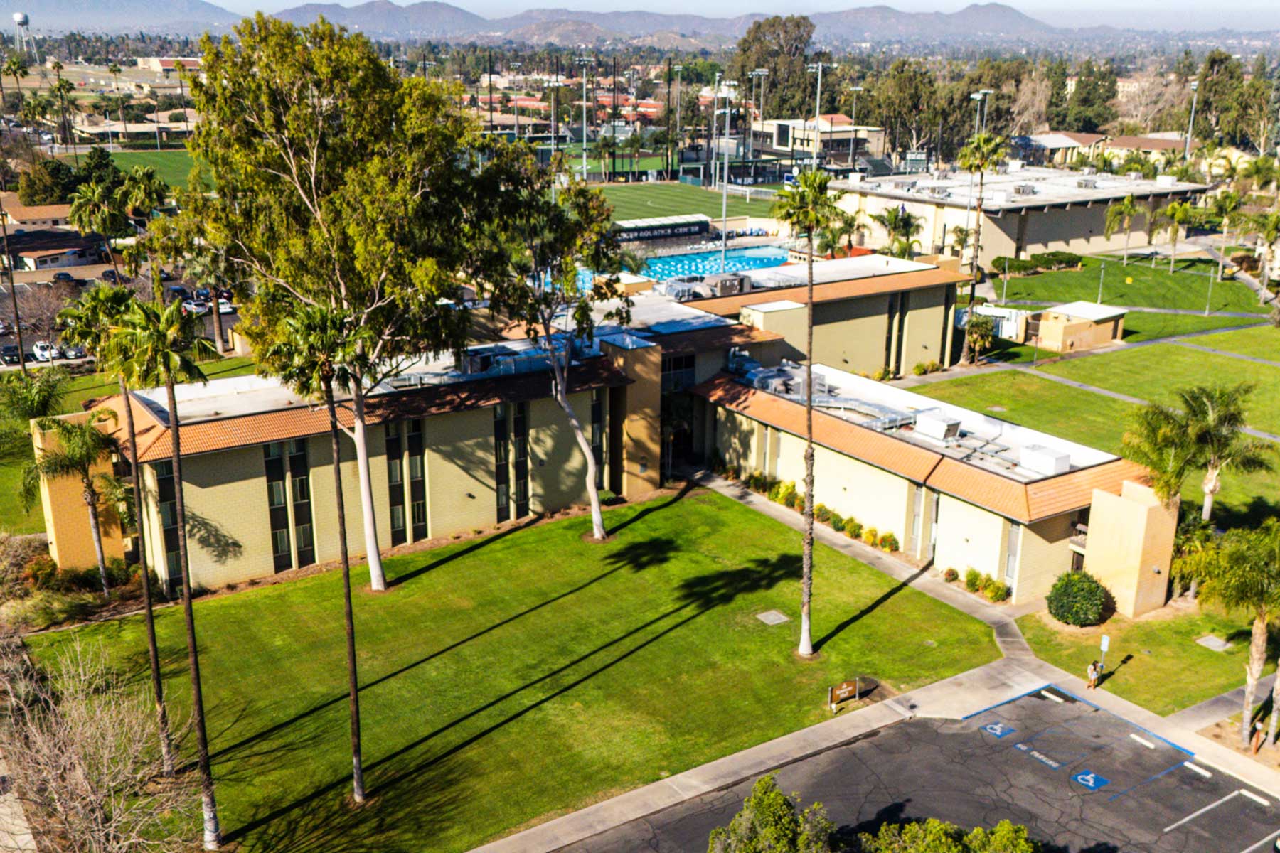Aerial View of Simmons Hall