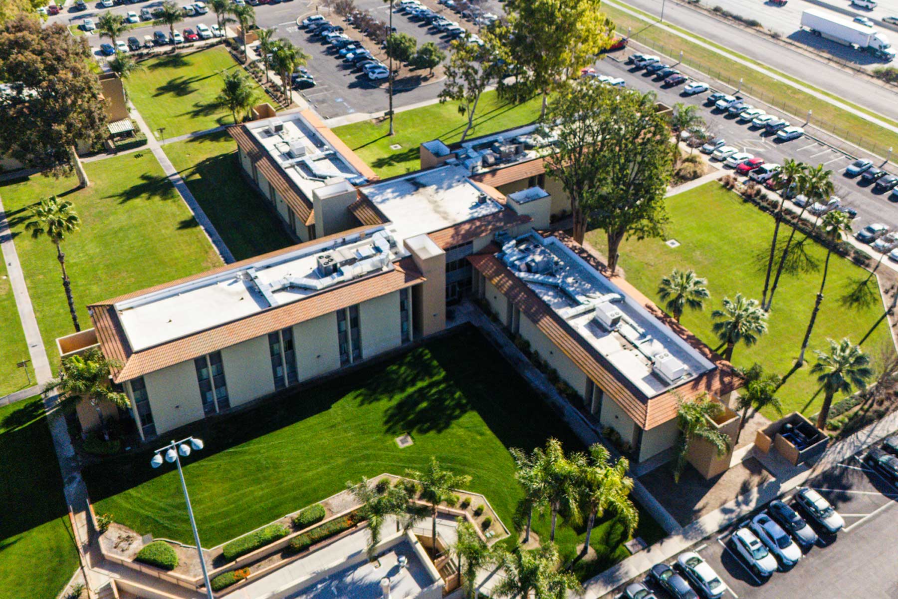 Aerial View of Simmons Hall
