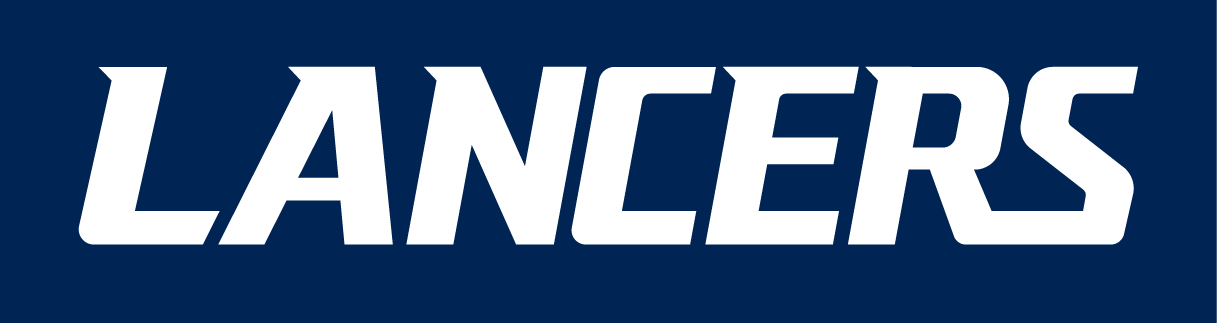 CBU Lancers Wordmark Negative 1C