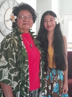 Charlene and granddaughter