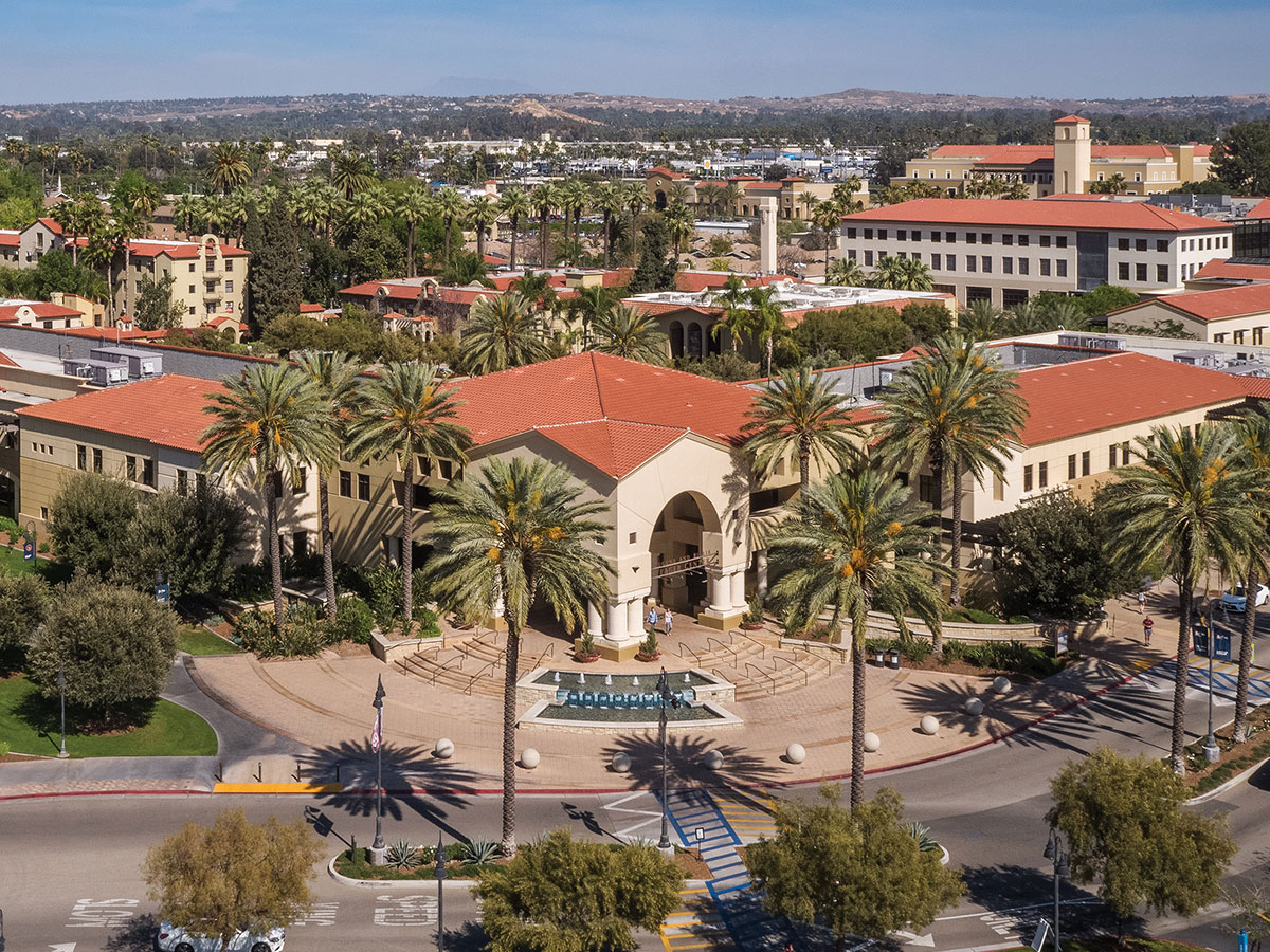 Aerial View of Yeager Center at CBU